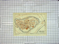 Original Old Antique Print Map Street Plan Orvieto Fortezza Patrizio