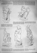 Original Old Antique Print 1884 Captious Critic Theatre Macbeath 19th