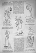 Original Old Antique Print 1884 Captious Critic Theatre Willoughby Kay Edwards