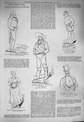 Original Old Antique Print 1884 Captious Critic Theatre Dicker Saunders Jacks