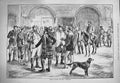 Old Antique Print 1884 Hiring Gillies Twelfth Grouse Hunting Sport Horse 19th