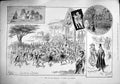 Old Antique Print 1890 Jack Beanstalk Drury Lane Theatre Campbell Castle 19th