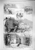 Original Old Antique Print 1890 Boyle River Preservation Keepers Work Netters