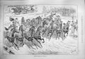 Original Old Antique Print 1890 Chariot Racing Olympia Horses Sport Victorian