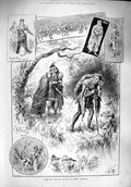 Original Old Antique Print 1890 As You Like It St. James'S Theatre Actors Arden