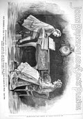 Original Old Antique Print 1890 Advertisement John Brinsmead Sons Piano London