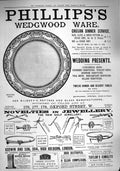 Old Antique Print 1890 Phillips'S Wedgwood Dinner Service Jewellery Dye 19th