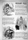 Original Old Antique Print *3294 1890 Advertisement Beechams Pills Medicine