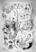 Old Antique Print 1890 Celtic Fete Glasgow Music Campbell Bonnet Stewart 19th