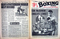 Antique Old Print Boxing 1964 Mcgowan Lewis Patterson Farr Braddock Tuffy 20th