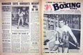 Old Antique Print Boxing Pritchett Brian Curvis Swift Harry Scott Fisher