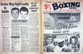 Old Vintage Print Boxing 1964 Patterson Machen London Prescott Ketchel 20th