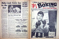 Old Vintage Print Boxing 1966 Karl Mildenberger Cotton Sarron Armstrong 20th