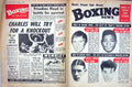 Old Vintage Print Boxing 1972 Charles Patterson Phillips Graziano Zale 20th