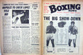Original Old Vintage Print Boxing 1970 Joe Frazier Jimmy Ellis Henry Cooper