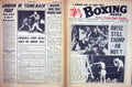 Original Old Vintage Print Boxing 1966 Ortiz Ramos Lopopolo Rivas Rowe Walker