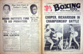 Original Old Vintage Print Boxing 1962 Richardson Cooper Tiger Fullmer Leonard