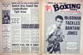 Old Vintage Print Boxing 1965 Walter Mcgowan Baer Tommy Farr Bed Foord 20th