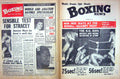 Antique Old Print Boxing 1971 Claderwood Turpin Conteh Boubekeur Ali Watt 20th