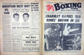 Antique Old Print Boxing 1963 Charnley Brown Calderwood Gilroy Cooke Clay 20th