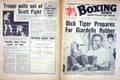 Antique Old Print Boxing 1963 Dick Tiger Davis Cooper Mcgowan Worthington 20th