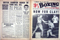 Old Vintage Print Boxing 1965 Henry Cooper Johnny Prescott Clay Kennan 20th