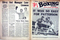 Old Vintage Print Boxing 1964 Patterson Machen Clay Gilroy Mcaree Ambers 20th
