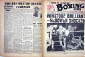 Old Vintage Print Boxing 1965 Winstone Guerrero Mcgowan Barannikov Clay 20th