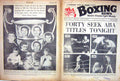 Antique Old Print Boxing 1963 Mctaggart Williams Taylor Mackay Cooper Cox 20th