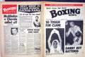 Original Old Vintage Print Boxing 1974 Clark Mcalinden Chuvalo Ali Fitzsimmons
