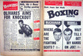 Old Vintage Print Boxing 1971 Buchanan Bodell Castillo Mark Rowe Bugner 20th
