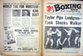 Old Vintage Print Boxing 1964 Taylor Lundgren Walker Nielsen Curvis Dave 20th