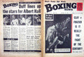 Antique Old Print Boxing 1971 Jose Legra Revie Hudson Clark Rowe Buchanan 20th