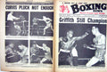 Old Vintage Print Boxing 1964 Curvis Emile Griffith Brian Phil Lundgren 20th