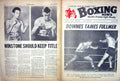 Old Vintage Print Boxing 1962 Downes Dan Fullmer Winstone Carroll Davis 20th