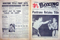 Original Old Vintage Print Boxing 1964 Pastrano Gregorio Scott Louis Walcott