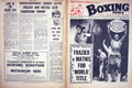 Old Vintage Print Boxing 1968 Frazier Chuvalo Mathis Seki Harada Rudkin 20th
