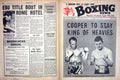 Old Vintage Print Boxing 1965 Cooper Prescott Elorde Rudkin Taylor Bowes 20th