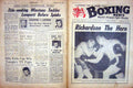 Old Vintage Print Boxing 1961 Richardson Kalbfell Cooper Liston Charnley 20th