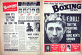 Original Old Vintage Print Boxing 1972 Floyd Frazier Sterling Bethea Mccormack