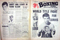 Old Vintage Print Boxing 1963 Brian Curvis Griffith King Cullen Caldwell 20th
