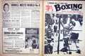 Original Old Vintage Print Boxing 1966 Cassius Clay Jose Stable Bodell Radford