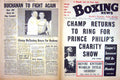 Old Vintage Print Boxing 1969 Tom Bogs Buchanan Thomas Bodell Andreetti 20th