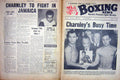 Old Vintage Print Boxing 1962 Charnley Sharpe Armstrong Caldwell Wilde 20th