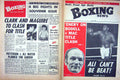 Antique Old Print Boxing 1972 Henry Cooper Ali Clark Maguire Tiger Carter 20th