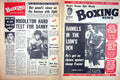 Antique Old Print Boxing 1972 Joe Frazier Middleton Imrie Ketchel Johnson 20th