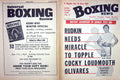 Original Old Vintage Print Boxing 1969 Alan Rudkin Ruben Olivares Inglewood
