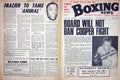 Old Vintage Print Boxing 1969 Walker Frazier Rowe Herring Bugner Charles 20th