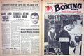Old Vintage Print Boxing 1966 Robertson Saldivar Rinaldi Cecil Andrews 20th