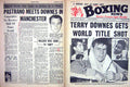 Old Vintage Print Boxing 1964 Downes Pastrano Oritz Tunney Dempsey Barry 20th